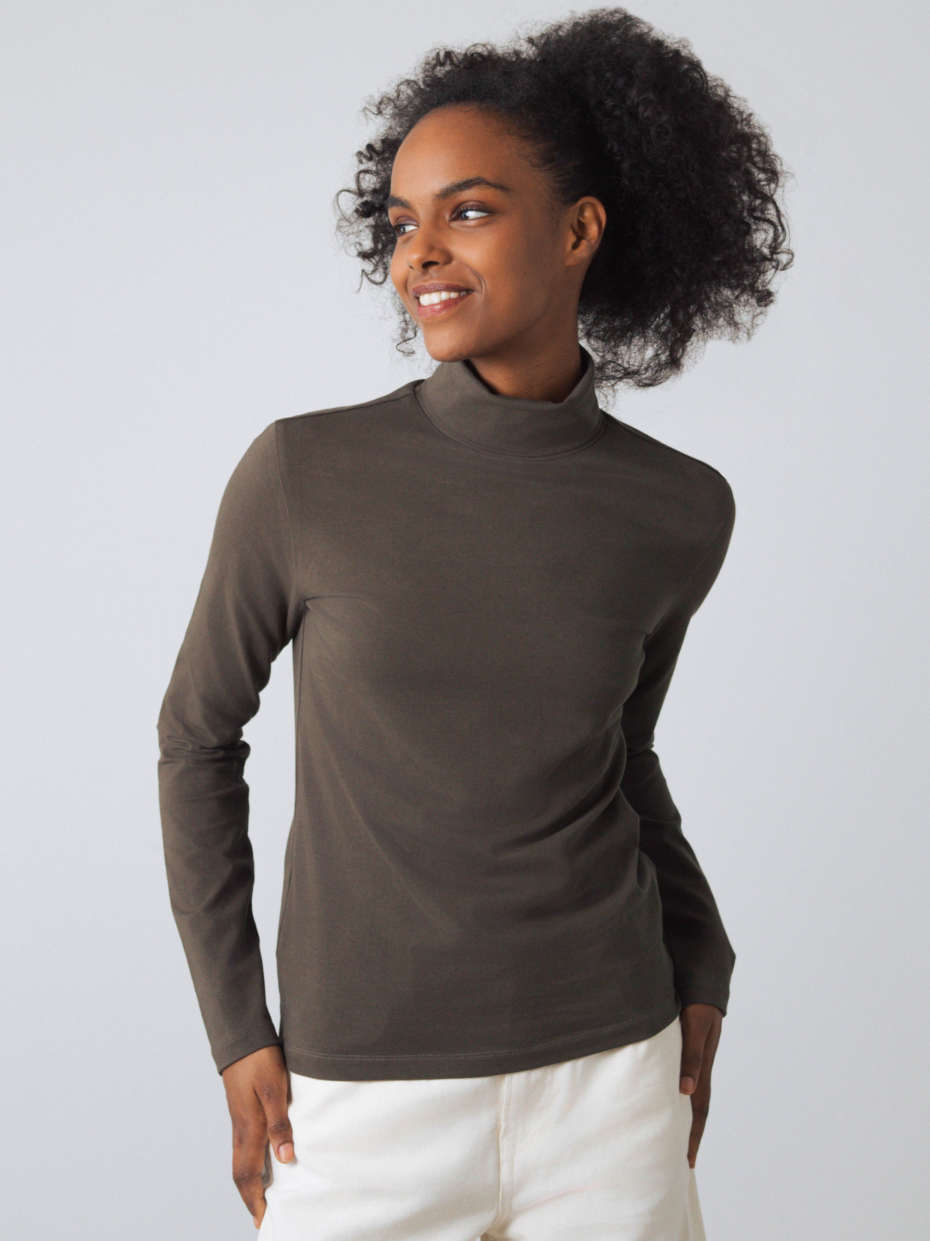 Jersey Turtleneck