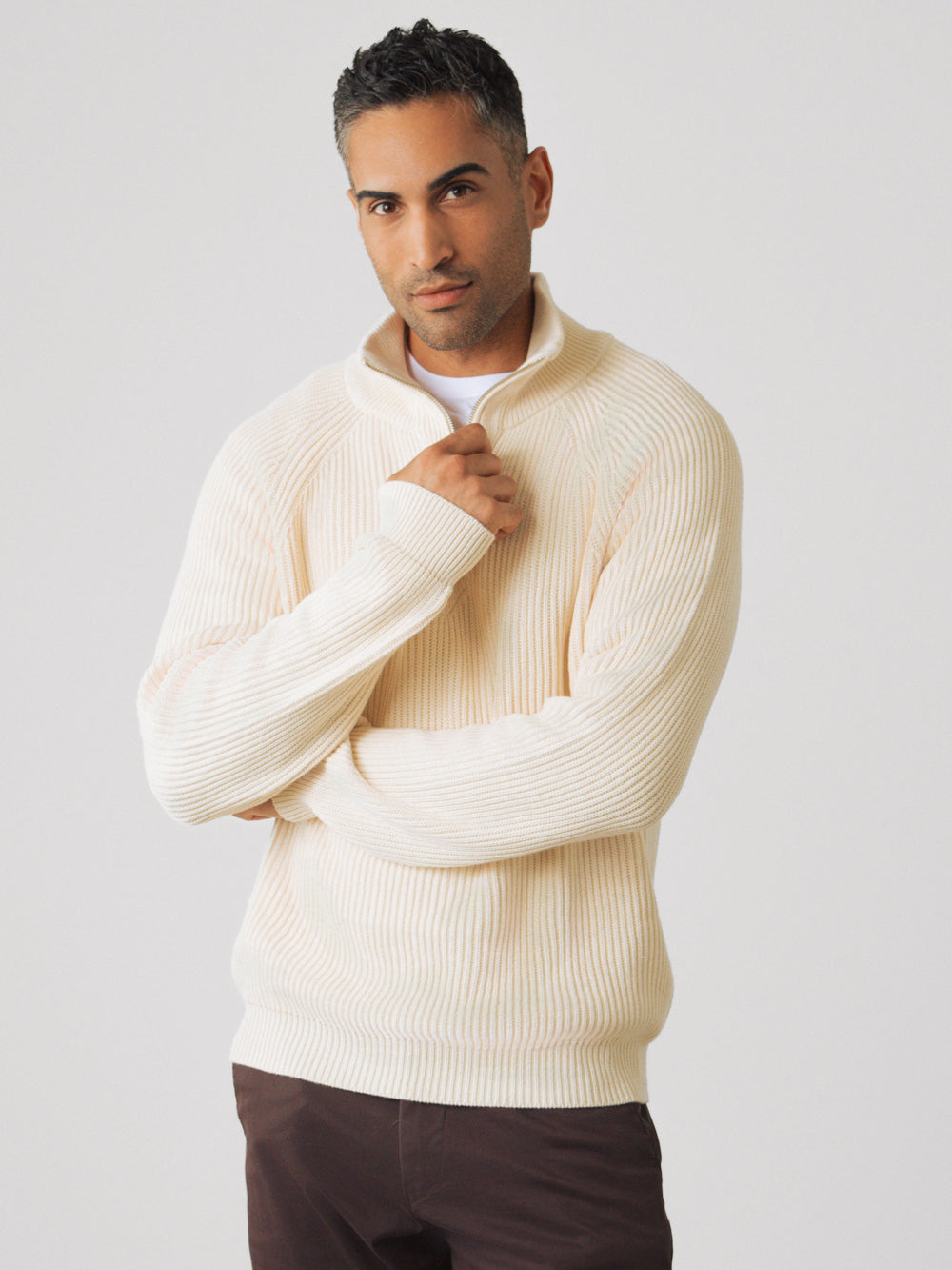 Half-Zip Knit Men