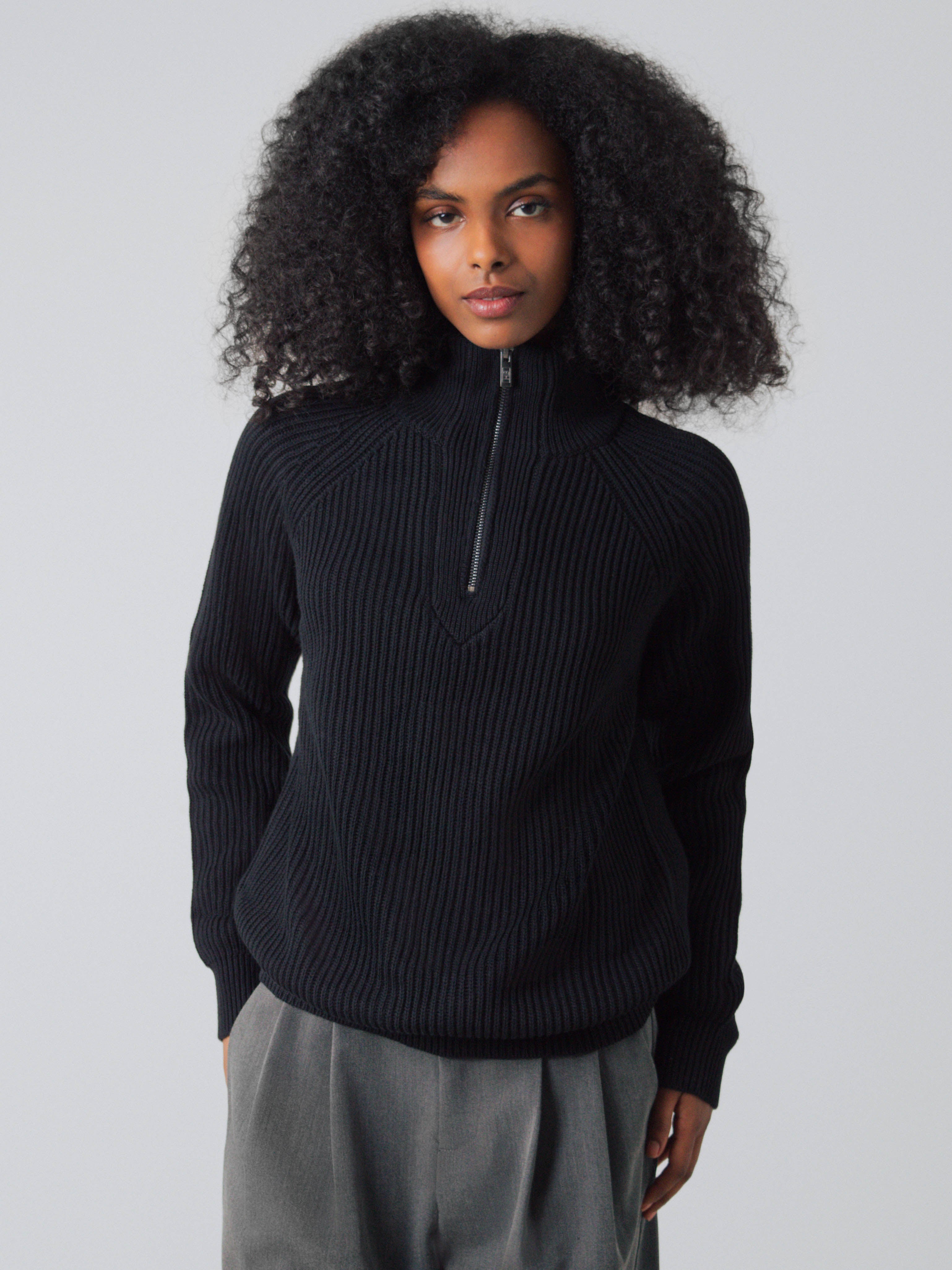 Half-Zip Knit Women