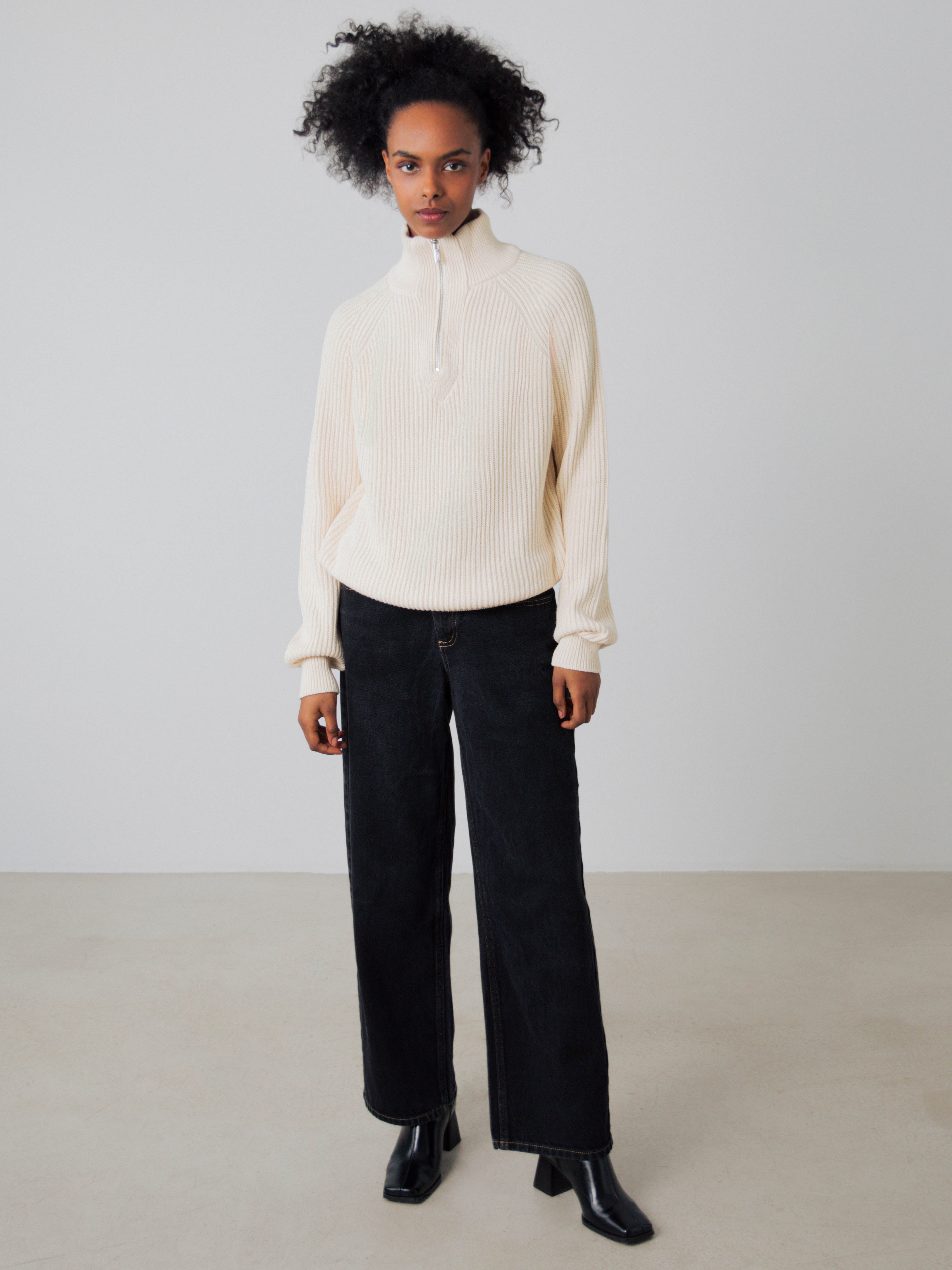 Half-Zip Knit Women