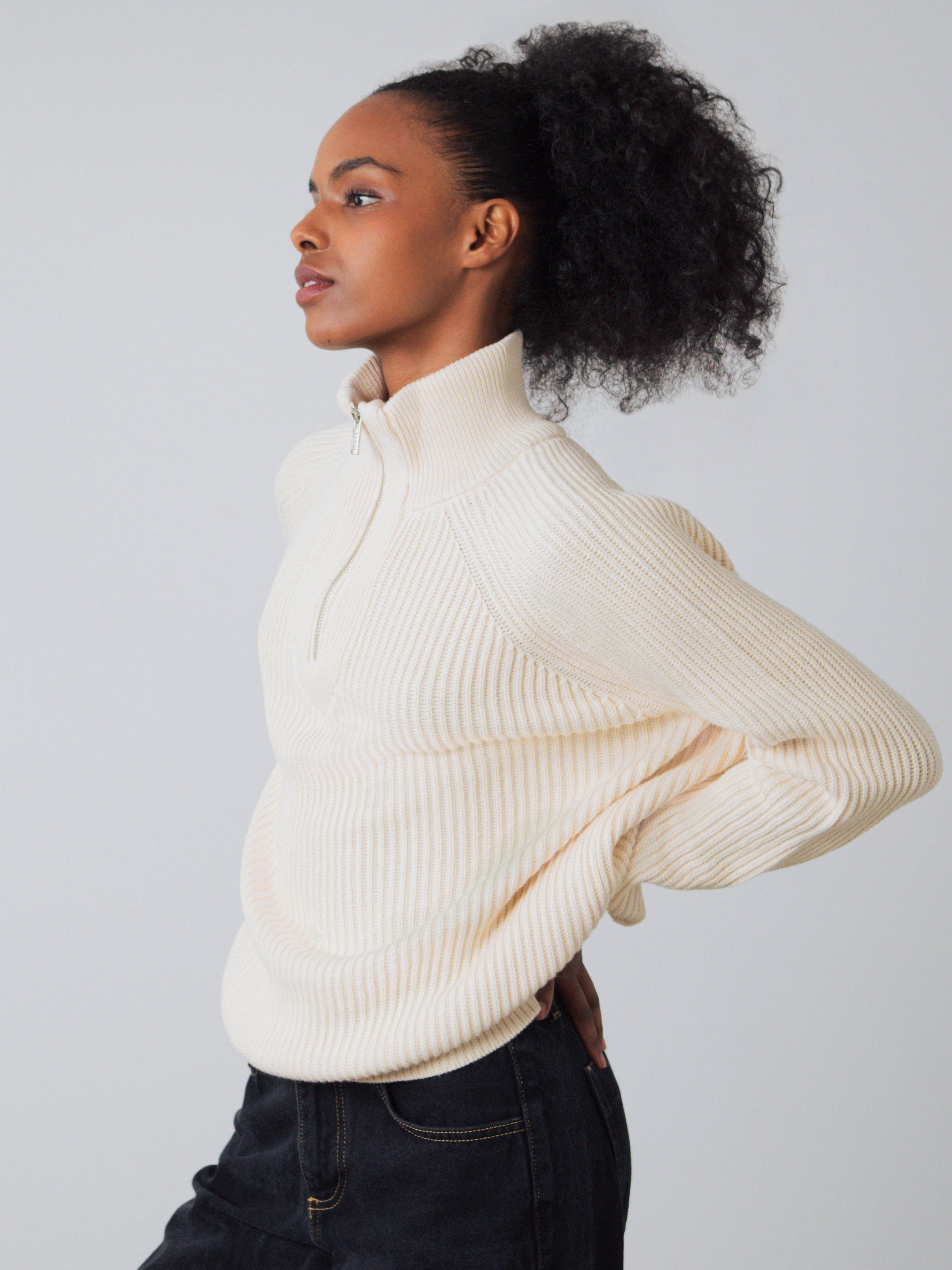 Half-Zip Knit Women